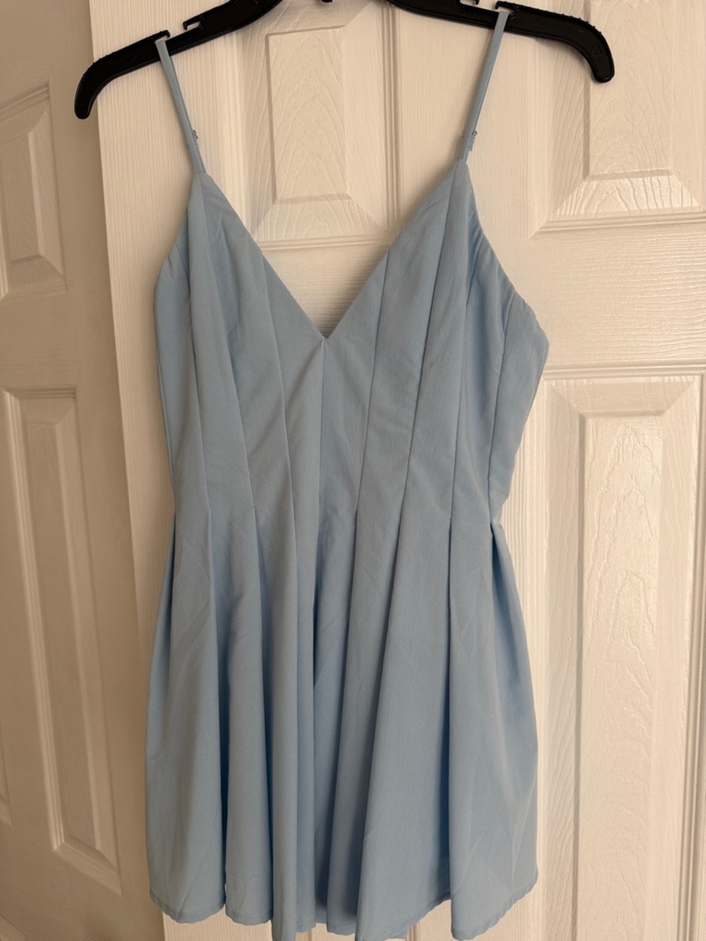 Xenia Boutique Light Blue Spaghetti Strap Romper